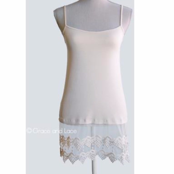 Pointed Lace Top Extender - Picture 2 of 2